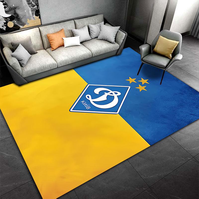 Dynamo Kyiv Logo Carpet suitable as a non-slip mat for the living room or bedroom sofa