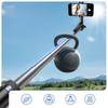 Selfie stick kijek z uchwytem do smartfona teleskopowy tripod 1.3m - czarny