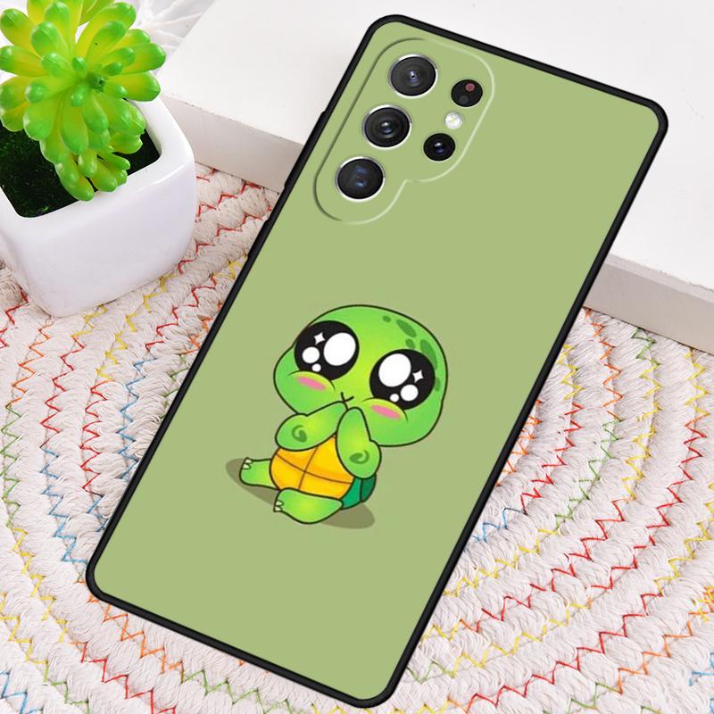 Cartoon Turtle Phone Case for Samsung Galaxy note 10 pro S26 Ultra S23 S24 FE S25 S21 S22 PLUS shockproof Cove