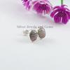 Botswana Agate Stud Earrings, Oval Agate Stud Earrings, 925 Sterling Silver Earrings, Anniversary Earrings, Gemstone Studs, Gift for Her