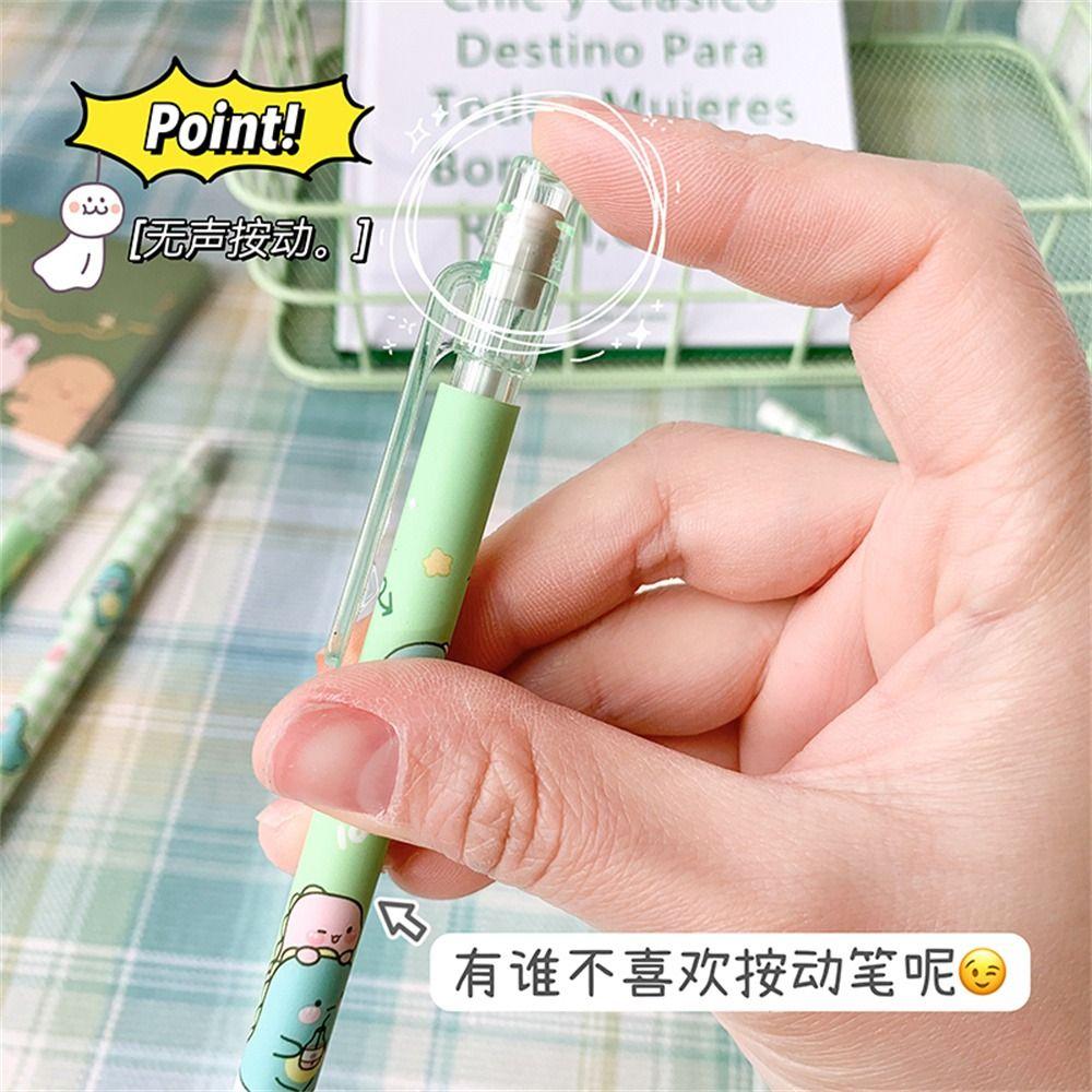 With Eraser 0.5mm Student Cartoon Mechanical Pencil Press Pen Movable Pencil Automatic Pencils