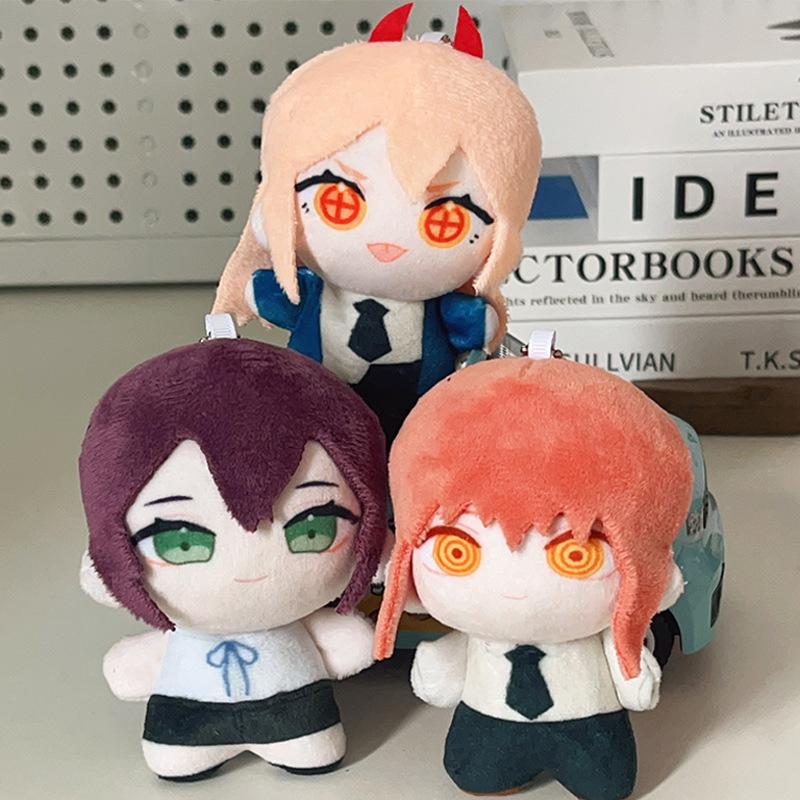 10cm Higashiyama Kobeni Cosplay Mini Plush Doll Pendant Chainsaw Man Stuffed Toy For Anime Fans