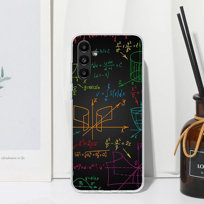 Physics Chemical Mathematics Phone Case For Samsung Galaxy A17 A37 A57 A16 A26 A36 A56 A15 A25 A35 A55 A14 A24 A34 A54 A13 A23 A