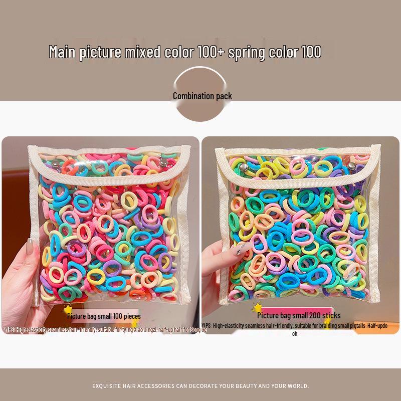 2025 New Style Kids' Hair-Friendly High Elasticity Durable Hair Ties
