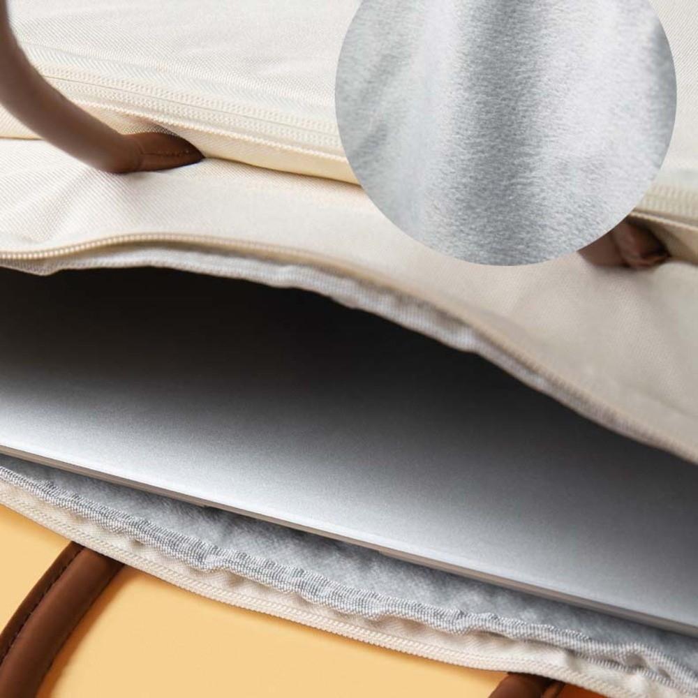 Shoulder Strap Business Laptop Bag with Handle Solid Color Portable Laptop Bags Simple Briefcase Laptop Shoulder Bag Travel