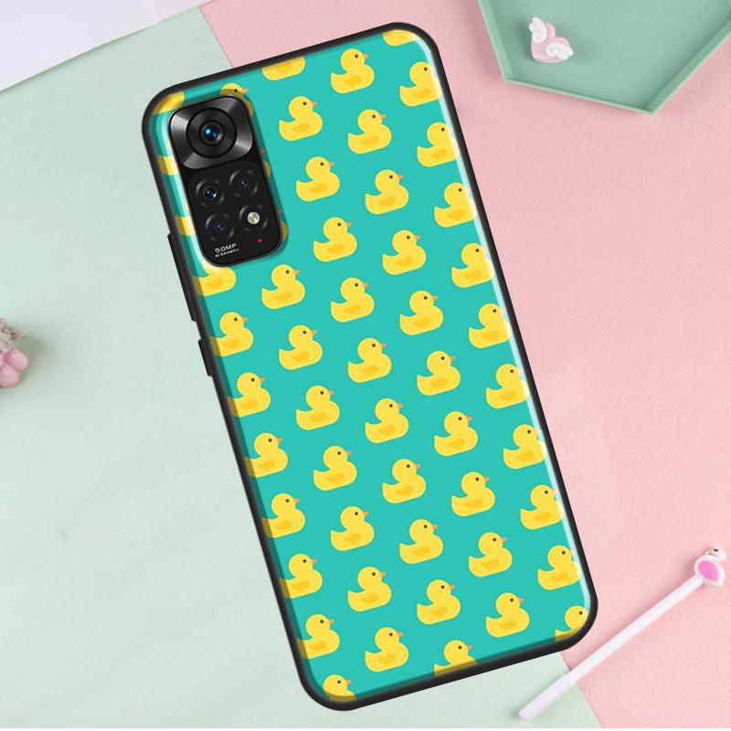 Gelbe Ente für Redmi Hinweis 12 Pro Plus Abdeckung für Redmi Hinweis 10 8 9 11 Pro 12S 11S 10S 9S 9C 10C 12C Fall