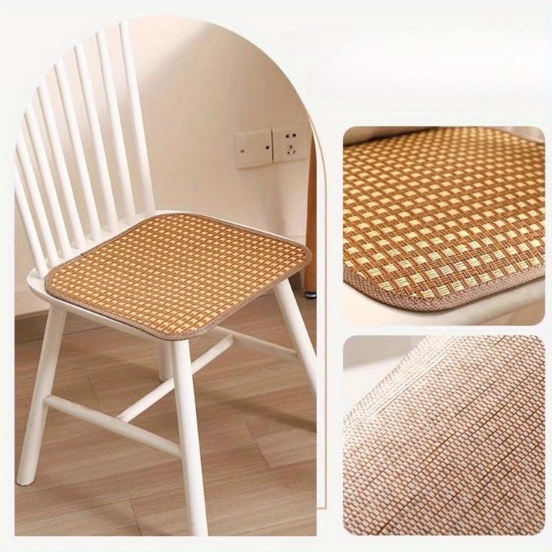 Summer Dining Chairs Computer Seats Rattan Cushions 40cm Bamboo Mats Cooling Mats Cushions