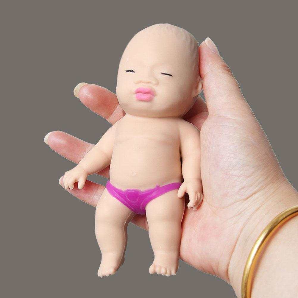 Soft Rubber Doll Squeezing Fun Toys For Kids Stress Reliever