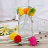 50Pcs Hawaiian 3D Fruit Cocktail Straws Umbrella Drinking Straws Party Decor