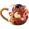 Cană Art Sun Brown 380ml Disney „Regele Leu”, Timon & Pumbaa (SAN3085-3)