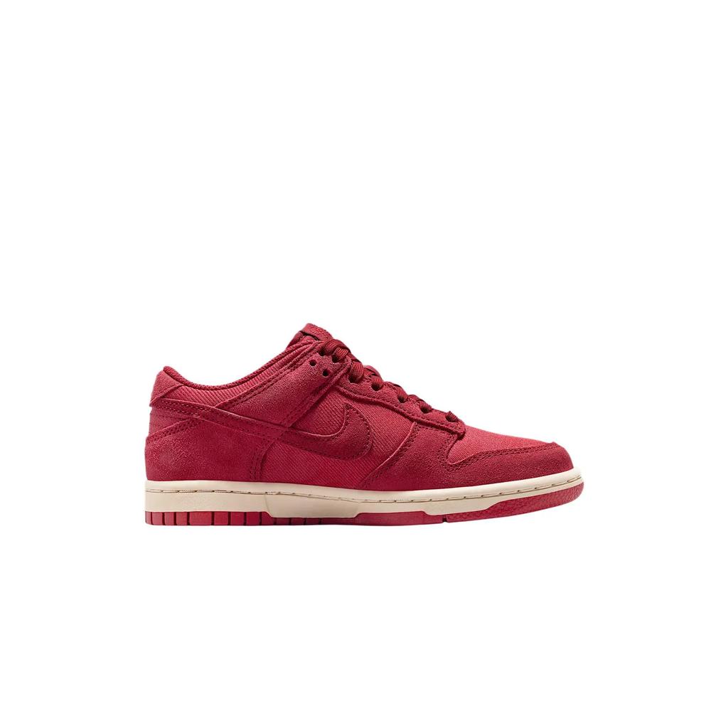 Nike Dunk Low SE Grade School 'Team Crimson' (Unisex) Team Crimson / Team Crimson / Sanddrift / Team Crimson Kids' Skateboarding Shoes IB5691 600