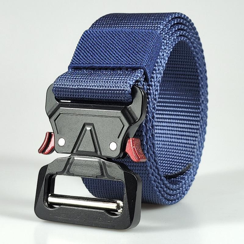 Men's Belt Metal Buckle Outdoor Hunting Multi Function Tactical Belt Combat Survival Marine Corps Canvas Nylon Women Sport Belt