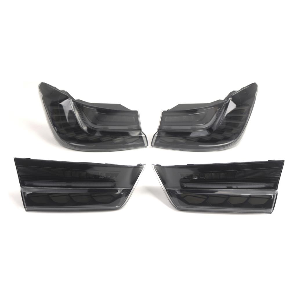 L&R Smoked LED Tail Lights Rear Lamp Assembly For BMW 330 340 G20 G80 M3 3