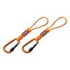 23 cm Utility Cord with Metal Hook, Outdoor Bottle Carry Set 2 Pack, for Camp Trail Bag Travel and Daily Gear Use