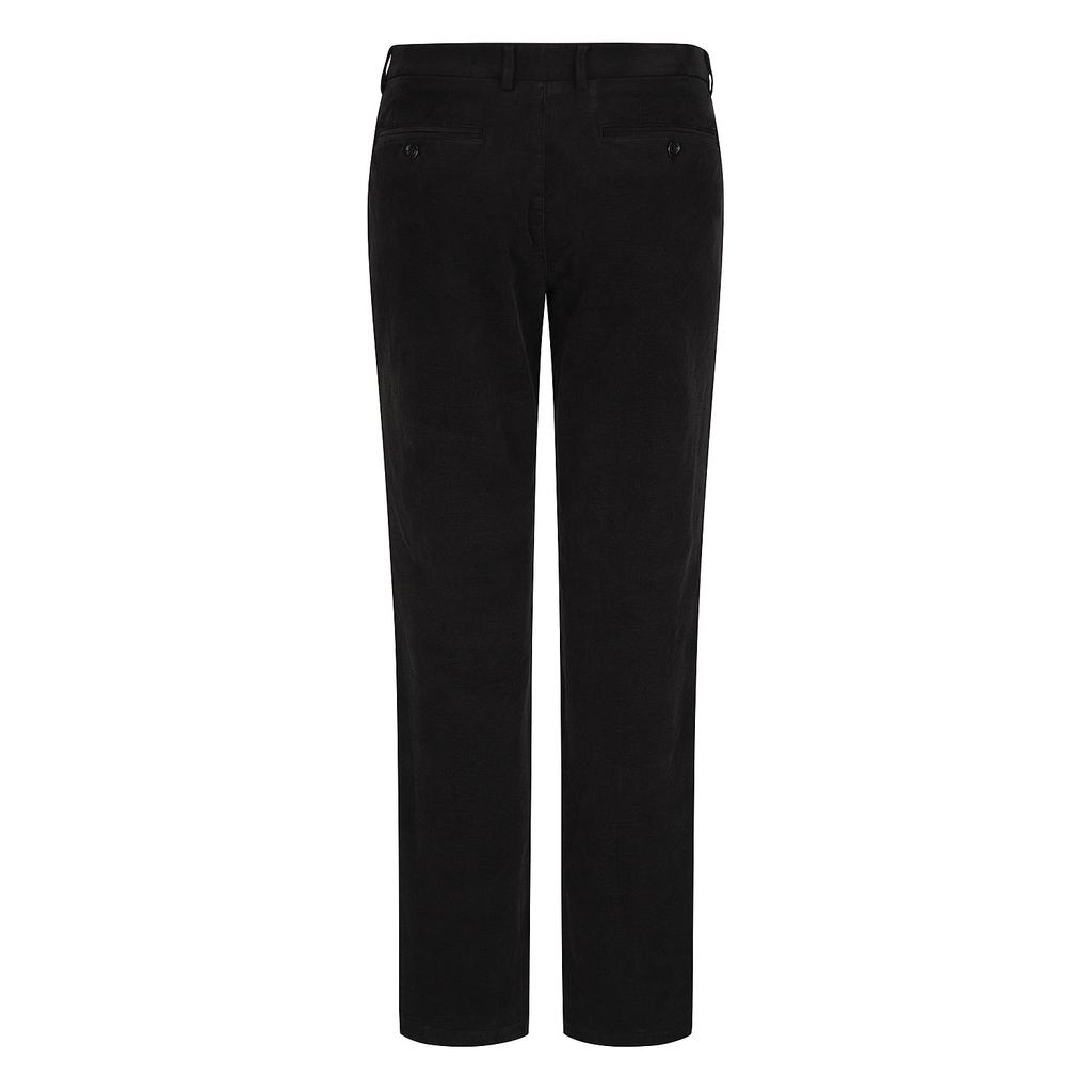 FERRAROMILANO Soft Moleskine Slim Fit Fleece-Lined Pants Charcoal (Am0Fbpc45238)