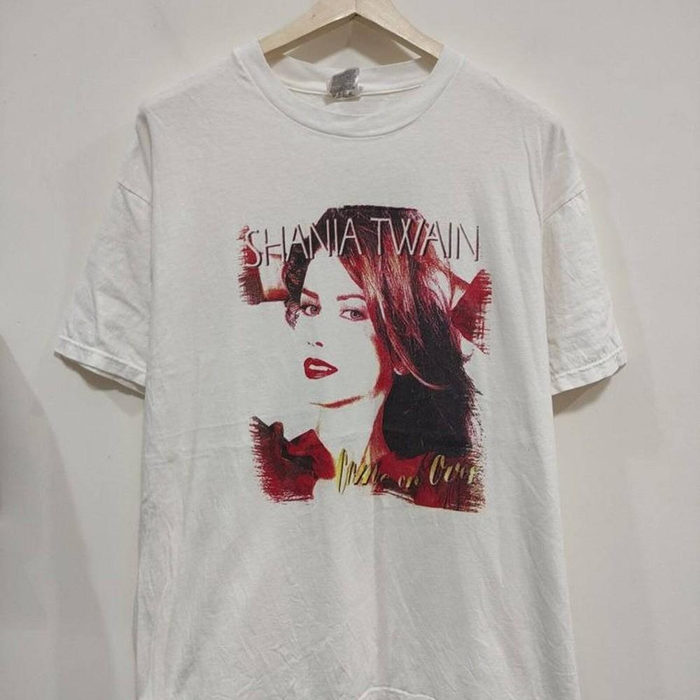 Shania Twain Shirt Vintage 90s Shania Twain Come On Over Tour T-shirt Country Unisex T-Shirt L