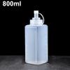 1000ml Large Caliber Squeeze Sauce Bottle Dustproof Condiment Dispenser for Kitchen Salad Olive Oil Seasoning Gadgets