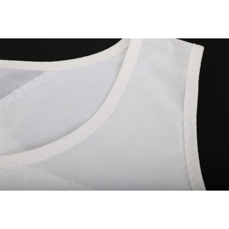 Men's Body Shaper Waist Trainer Slimming Vest Mesh Undershirt Abdomen Slimming Shapewear Fat Burning Fitness Tank Tops