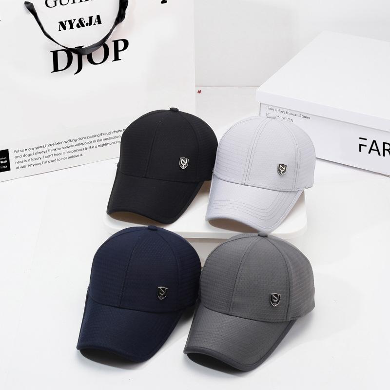 Spring Summer Breathable Mesh Cap Outdoor Cap Fishing Sunshade Sunscreen Cap Middle-Aged Men's Cap