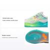 Li Ning Premium 4.0 Reflective Lightweight Breathable Rebound Low-Top Basketball Shoes Kids Sneaker Light-Gray Blue YKBU016-1