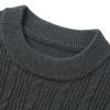 FAPAI Men's 100% Lambswool Thick Crew Neck Sweater