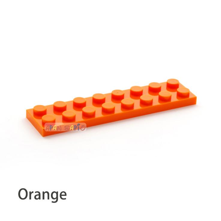 40pcs DIY Building Blocks Thin Figures Bricks 2x8 Dots 13Color Educational Creative Size Compatible With 3034 Toys for Children