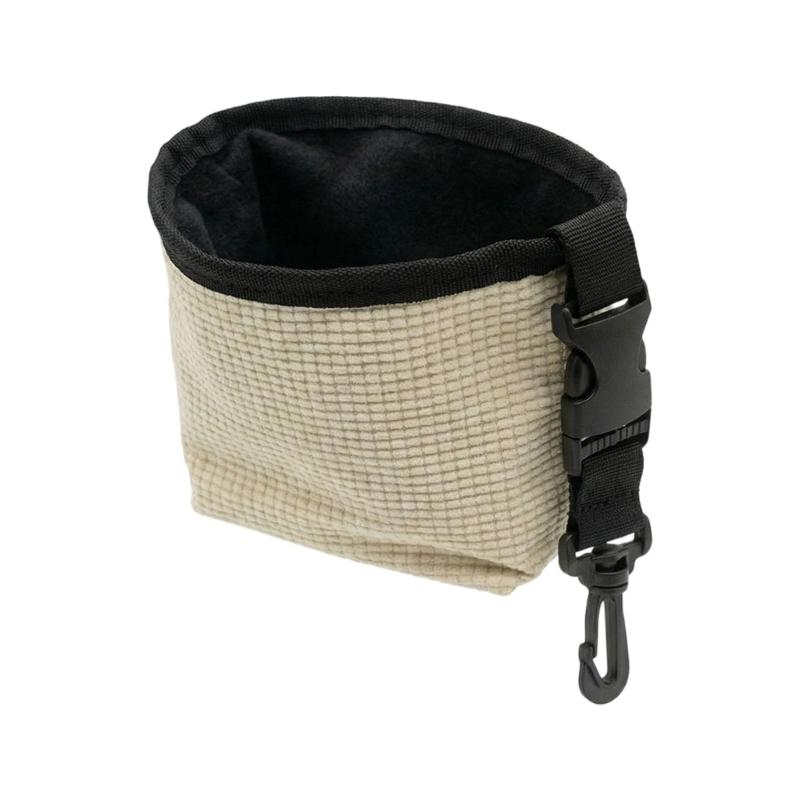 Golf Club Cleaning Pouches With Waterproof Liner Detachable Clip Machine Washable Golf Ball Cleaner Bag For Daily Use