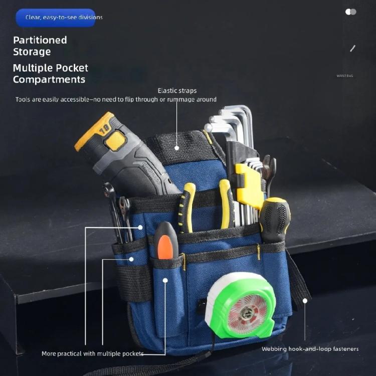 Electrician Tool Pouches Tool Belt Pouches Multiple Pockets Organization Attachment for Technician Maintenance