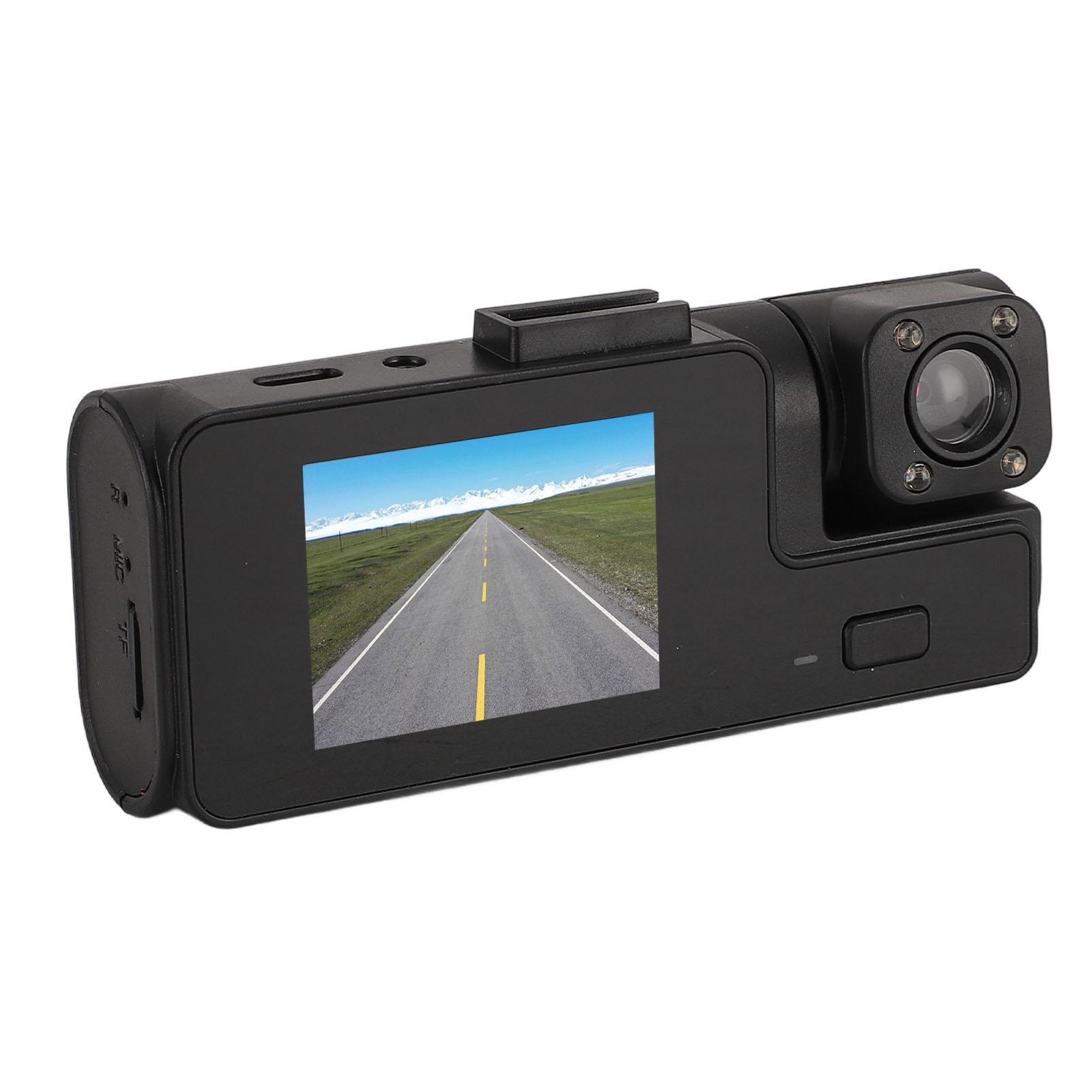 

2-дюймовый 3-канальный видеорегистратор спереди и сзади, внутри 1080P WiFi, тройная видеорегистратор с картой памяти 16 ГБ, 24 ч