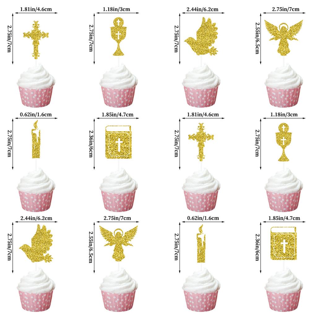 First Communion Bathing Baptism Baby Birthday Party Arrangement Gold Dust Cake Plugin Customization