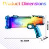 500Ml Electric Water Gun With Rgb Led Lights, Automatic Squirt Gun For Kids Adults, Summer Pool Party Outdoor Water Battle