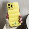 ADD LOGO Down Jacket TPU Mobile Phone Case for iPhone 14 Pro Max