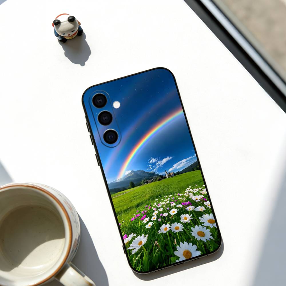 

Grassland Phone Case For Samsung Galaxy A73,A72,A71,A70,A53,A52,A51,Others Soft Black Cover Samsung a31