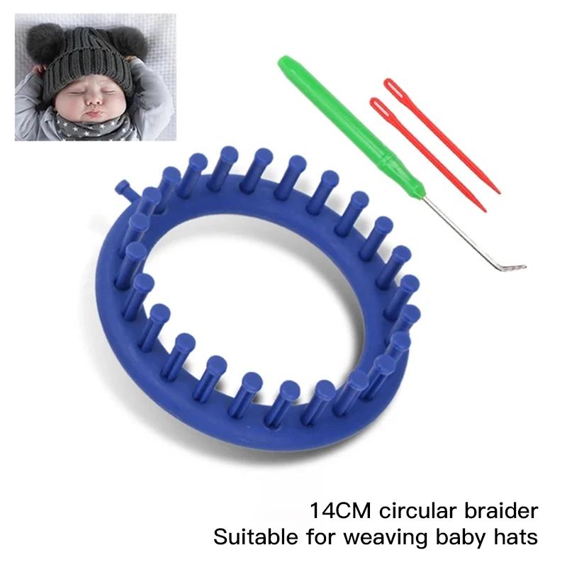 Război de tricotat rotund dreptunghiular, țesut eșarfă pulover pălărie șal cusut mașină de tricotat DIY manual artizanal împletitură instrument