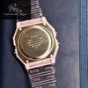 Base Pink LED Model Custom LED Custom F-91WS-4JH (CASIO Base) Watch