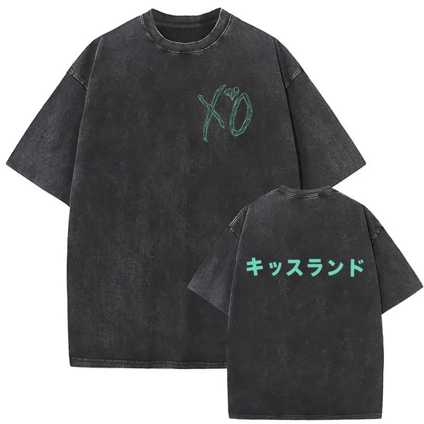 Hot Sale The Weeknd Vintage Graphic T Shirts Harajuku Music YK Short Sleeve Tshirt Unisex Gothic Casual Crewneck Tshirts