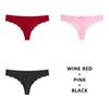 3PCS/Lot Seamless Panty Set Underwear T-back Female Comfort Intimates Fashion Ladies Low-Rise Briefs Panties Women Sexy Lingerie