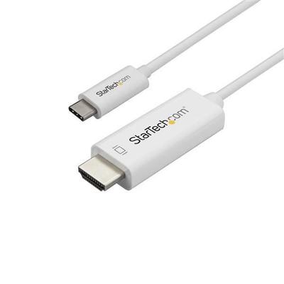 USB-C-zu-HDMI-Adapterkabel - STARTECH - 1 m - 4K 60 Hz - Thunderbolt 3 - Weiß