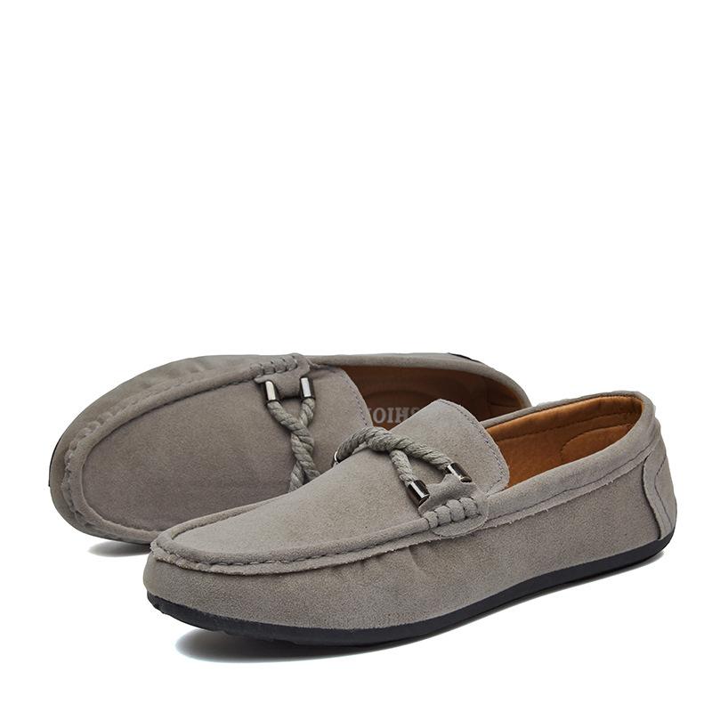 NEW Men's Loafers Comfortable Flat Casual Shoes Men Breathable Slip-On Soft Leather Driving Shoes Moccasins 2025 New