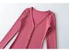 Elegant V-Neck Long Sleeve Dress - Sexy Hip-Hugging Mid-Length Skirt for Women, Perfect for Spring and Autumn.