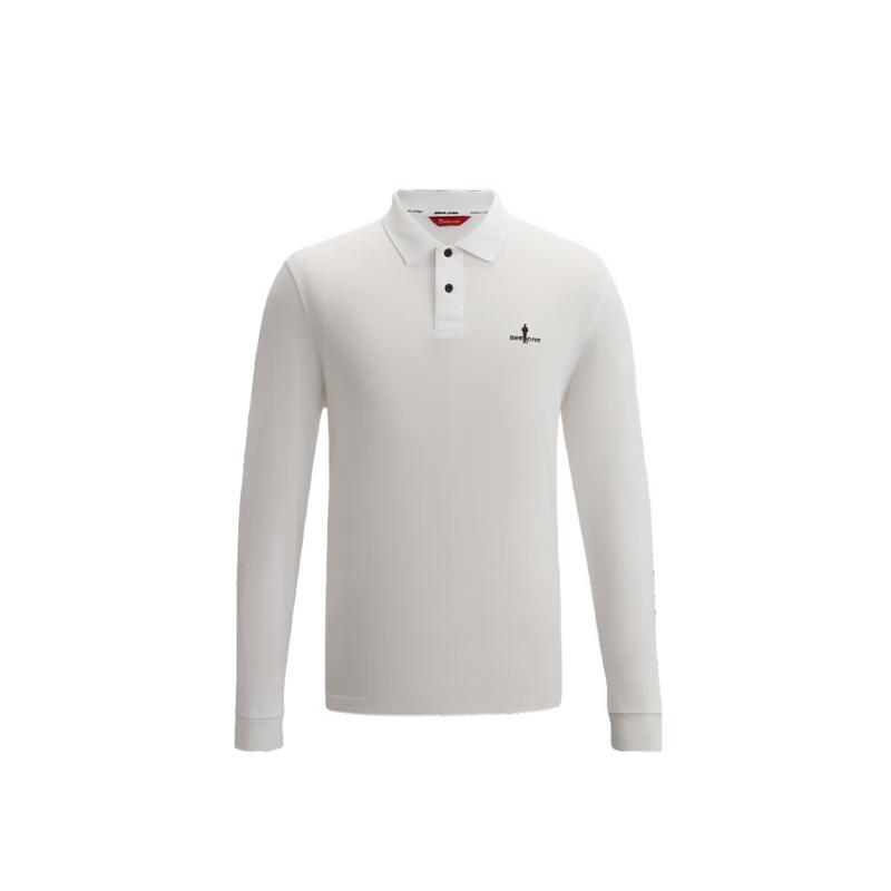 Bianlefen Men s Long-Staple Cotton Long-Sleeve Polo Shirt XL
