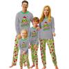 Print Cute Family Set Pajamas, Home Clothes, Family Set Long Sleeve Top Pants Set