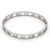 Accessories Fashion Roman Numerals 18K Vacuum Plated Titanium Steel Bracelet Women'S Hollow Titanium Steel Bracelet