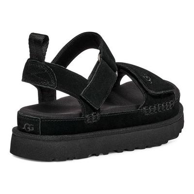 Goldenstar Platform Sandal Black (Womens) Women Sneakers 1136783-BLK
