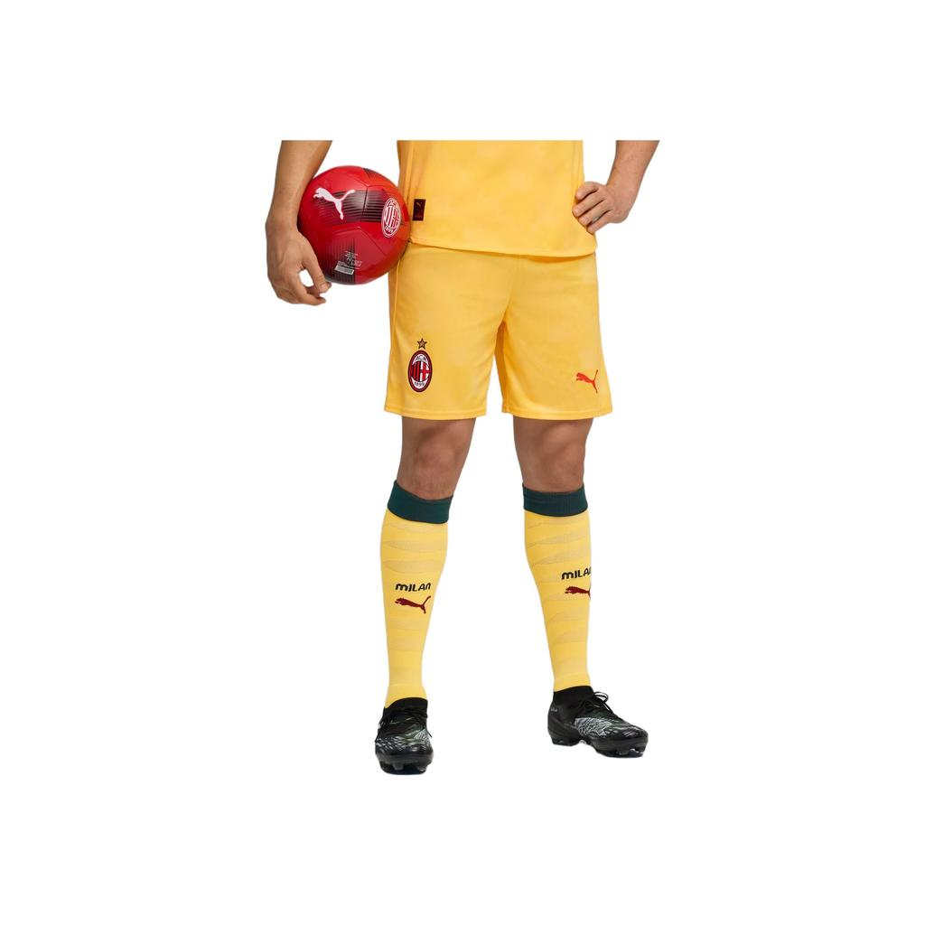 Puma AC Milan SS25 Lightweight Breathable Comfortable Fashion Soccer Pants Men Bottoms 779987-03