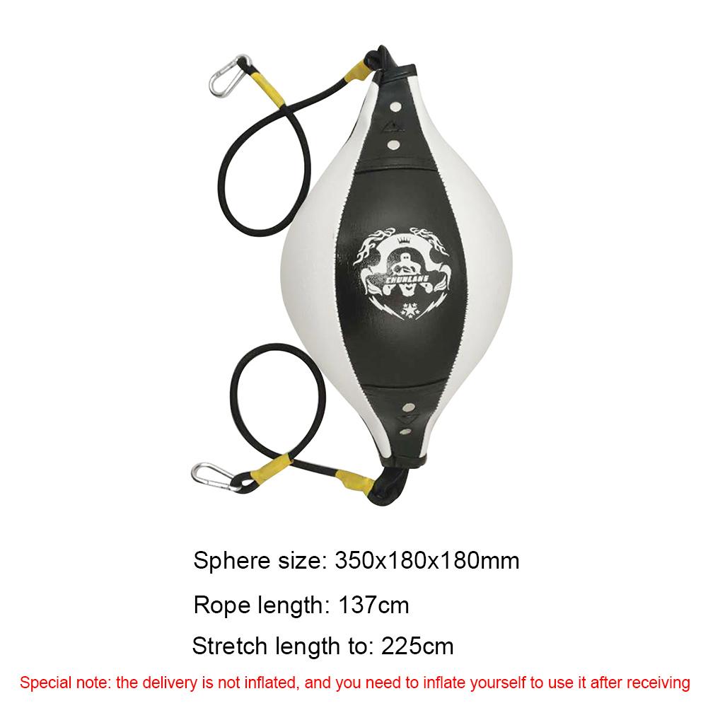 Saco de Pancada Boxe Pera PU Velocidade Bolsa Resistente Reflexo Dupla Face Boxe Esquiva Bola de Velocidade Inflável de Chão ao Teto Saco de Pancada