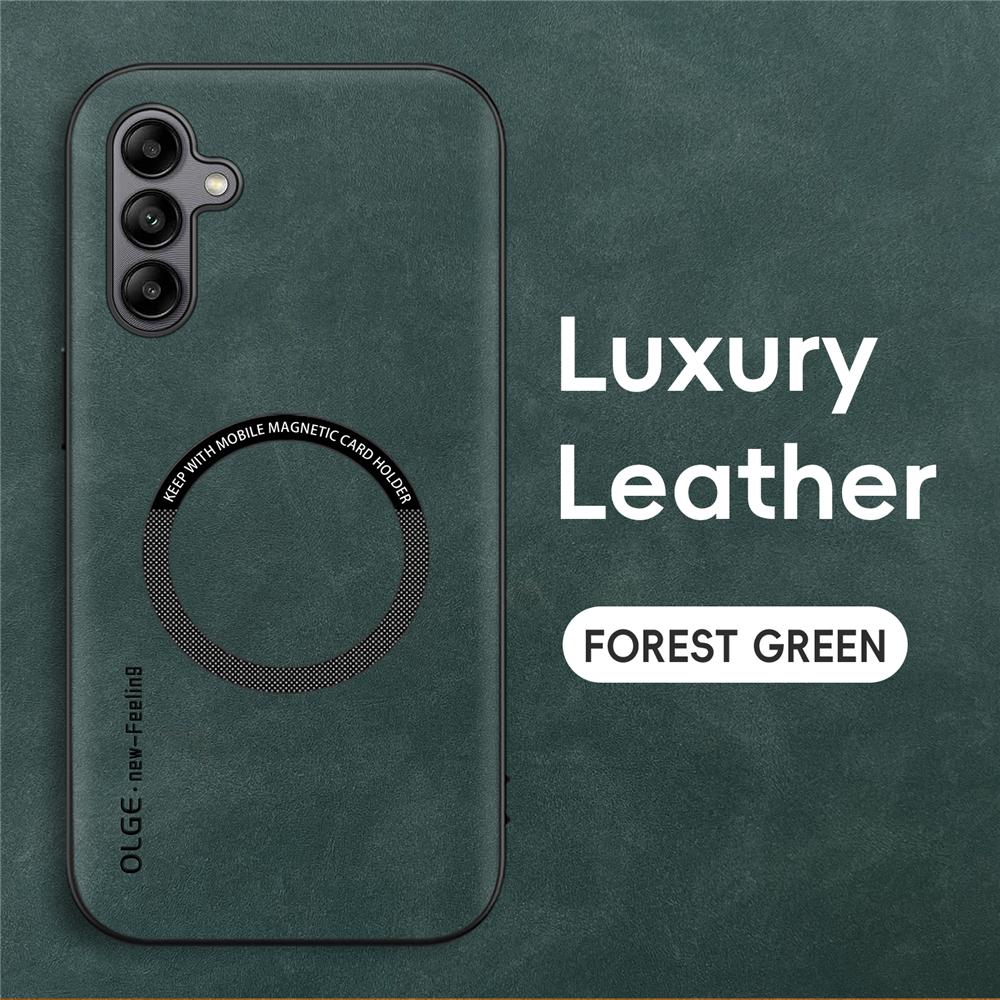 

Magnetic Retro Leather Soft Case For Samsung Galaxy A05S A05 Wireless Charging Phone Case Cover For Galaxy A05