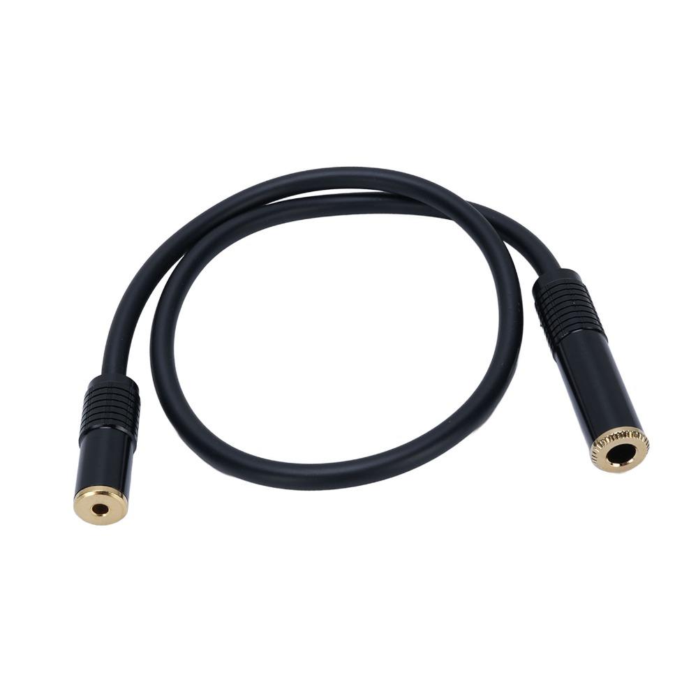 Professional Stereo Sound Cable 6.35mm 1/4in Female to 3.5mm 1/8in Female Music Instruments