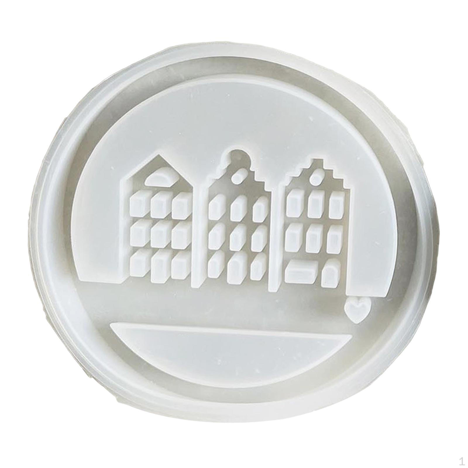 

Набір креативних скульптур із силіконової смоли для домашнього декору House Diameter19.5cm