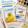 Cuaderno de acuarela para verduras 14 hojas Encuadernación en espiral Bloc de práctica para pintura a la acuarela Dibujo Bocetos Proyectos